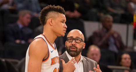 Kevin Knox and David Fizdale
