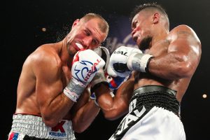 Eleider Alvarez punishes Sergey Kovalev at the Hard Rock Hotel & Casino