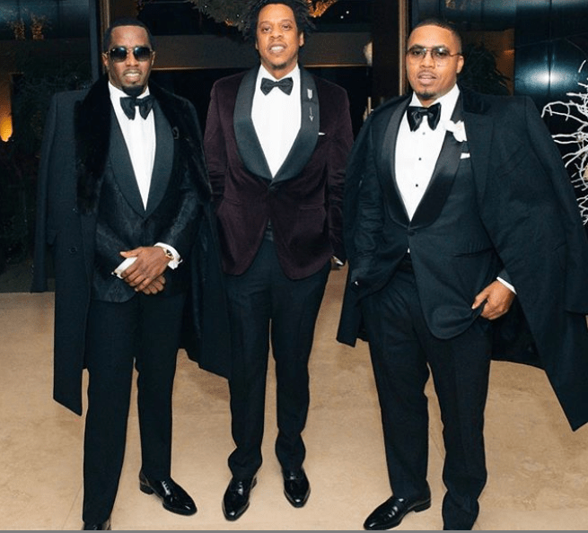 Jay-Z, Diddy, and Nas, Photo from Instagram via Nas profile