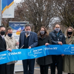 Governor Hochul Announces First of Five City Electric Vehicle Fast Charging Sites Installed Through State’s Downtown Revitalization Initiative