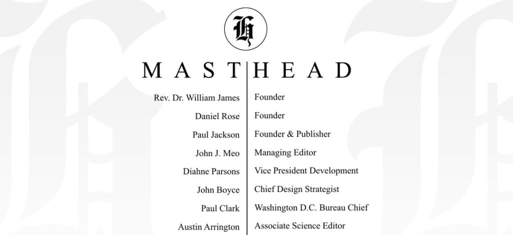The Harlem Times masthead