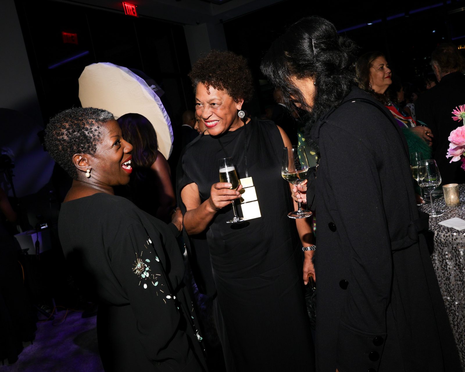Thelma Golden, Carrie Mae Weems and Romi Crawford at the Studio Museum in Harlem Gala 2026