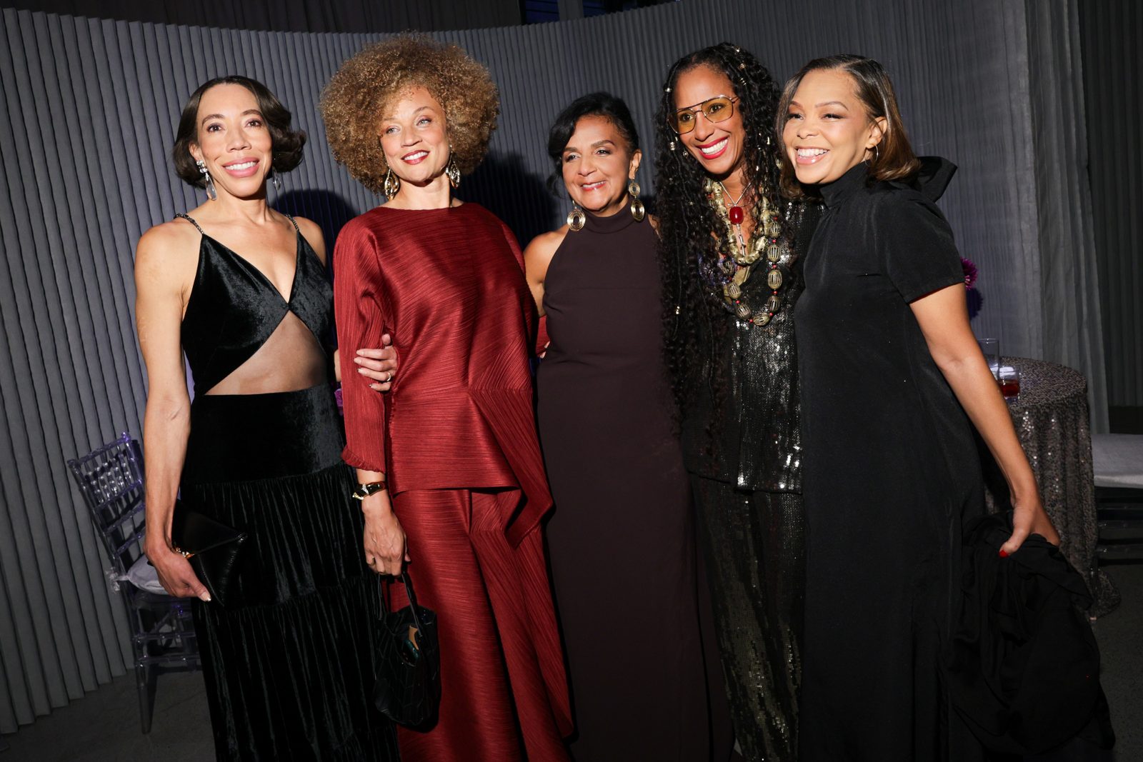 Amy Sherald, Calida Rawles, Carol Sutton Lewis, Sade Lythcott and Anna Glass at the Studio Museum in Harlem Gala 2026