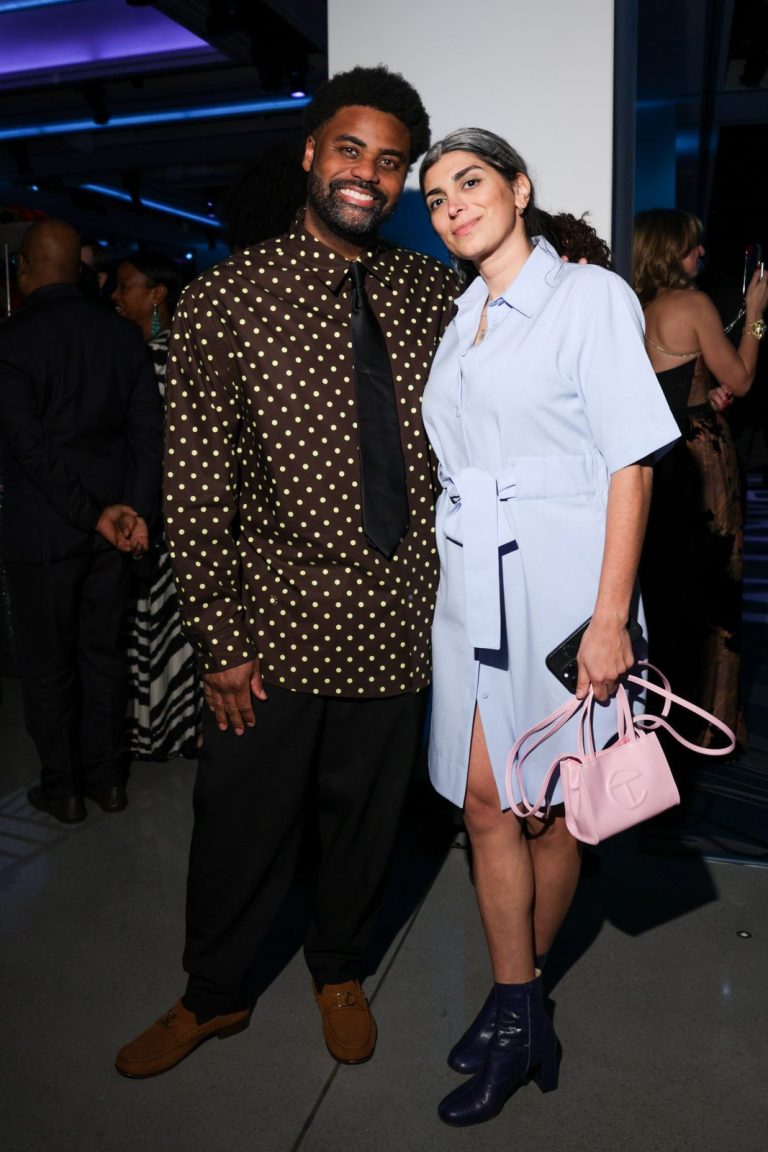 Kevin Beasley and Golnaz Esmaili at the Studio Museum in Harlem Gala 2026