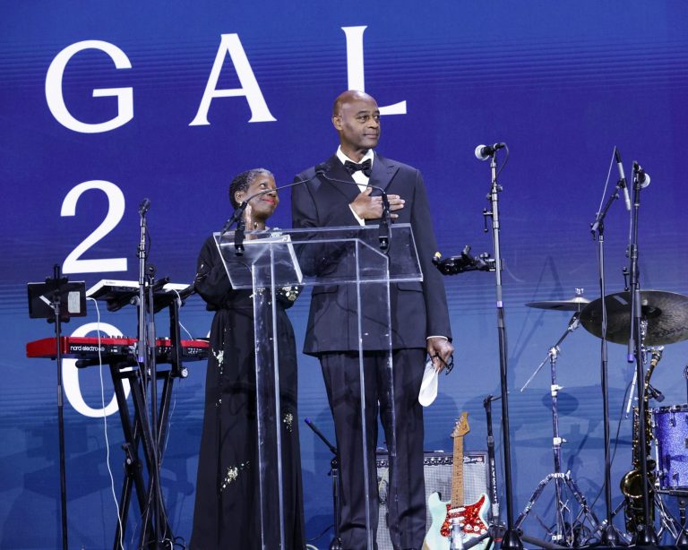Thelma Golden and Raymond J. McGuire at the Studio Museum in Harlem Gala 2026
