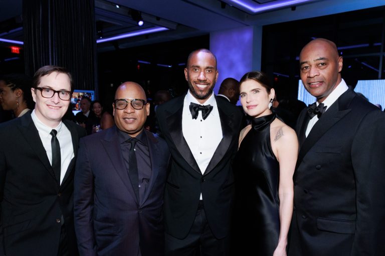 James Hoff, Glenn Ligon, Rashid Johnson, Lake Bell, and Raymond J. McGuire at the Studio Museum in Harlem Gala 2026